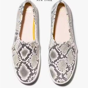 Keds X Kate Spade New York‎ Double Decker Snake-embossed Sneakers